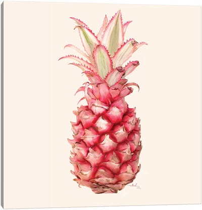 Pina Canvas Art Print - Pineapple Art