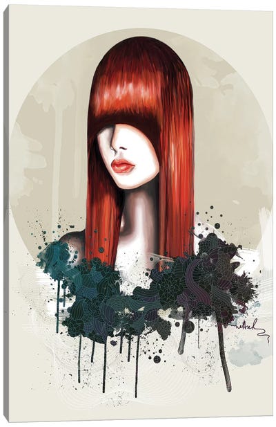 Redhead Canvas Art Print