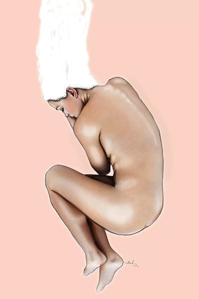 The Flow by Nettsch framed canvas print