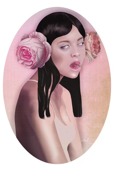 The Fray She Is by Nettsch framed canvas print