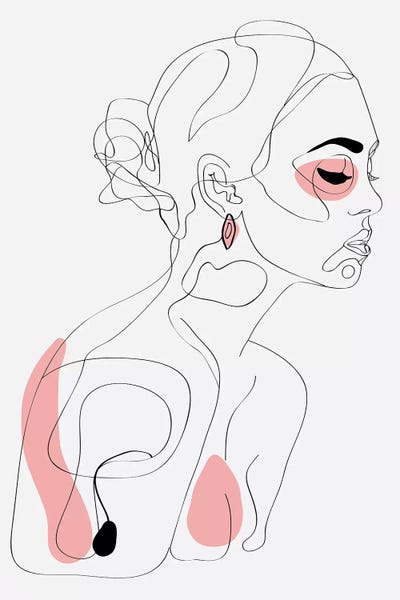 Nettsch: One Line Girl I by Nettsch