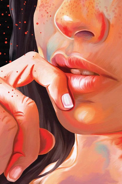 Die Junge Braut by Nettsch framed canvas print