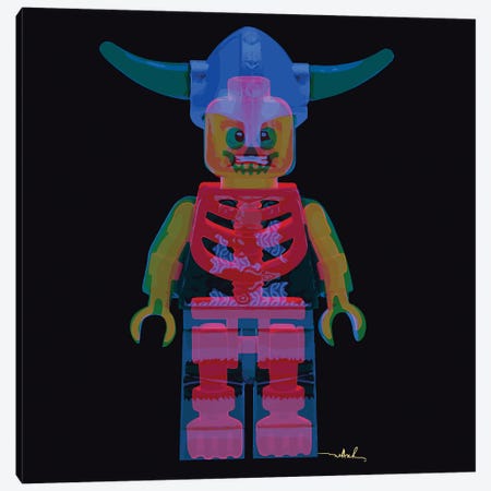 Lego, Double Exposure Canvas Print #NET89} by Nettsch Canvas Wall Art