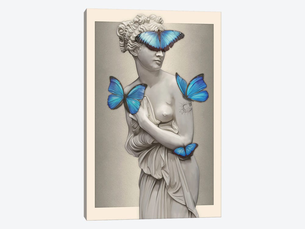 Butterfly Venus by Nettsch 1-piece Canvas Print