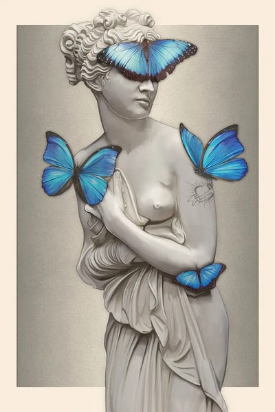 Birth Of Venus: Butterfly Venus by Nettsch