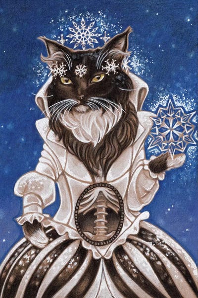 Firefly Cat by Natalie Ewert canvas print