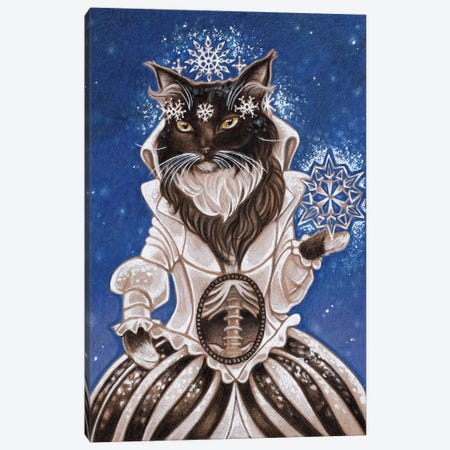 Firefly Cat Canvas Print #NEW14} by Natalie Ewert Canvas Print