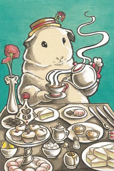 Guinea Pigs: Guinea Pig High Tea by Natalie Ewert