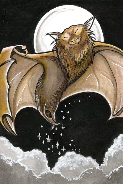 Moonlight Bat by Natalie Ewert art print