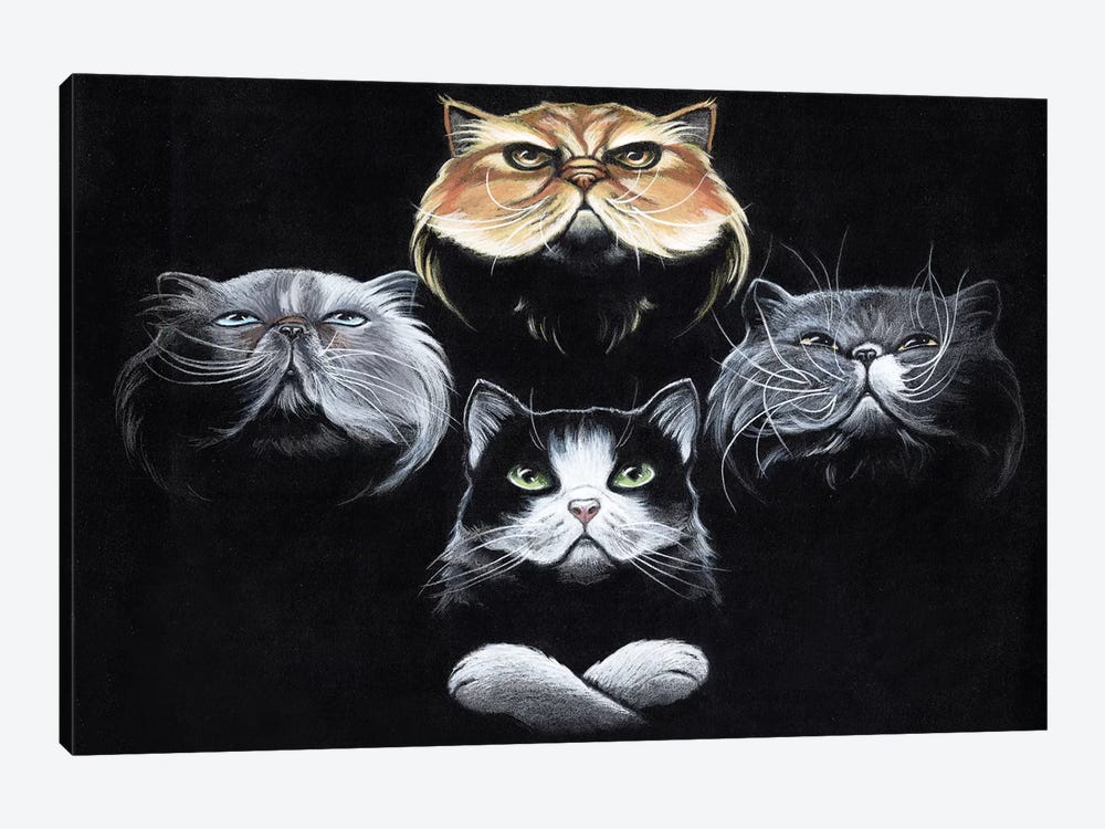 Queen Cats by Natalie Ewert 1-piece Art Print