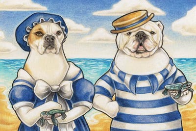 Coney Island Dogs by Natalie Ewert canvas print