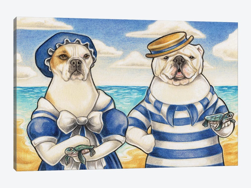 Coney Island Dogs by Natalie Ewert 1-piece Art Print