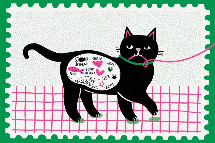 Things You Might Find In A Cat by Nat Ellis wall art