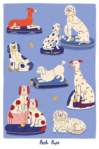 Greyhounds: Posh Pups by Nat Ellis