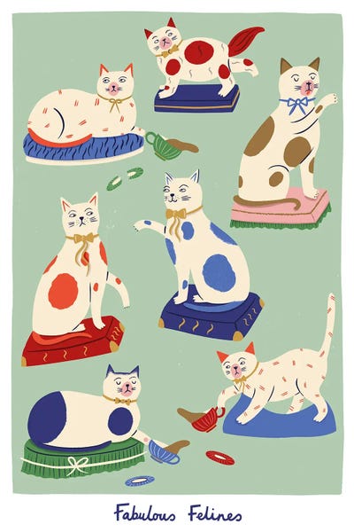 Chinoiserie: Fabulous Felines by Nat Ellis