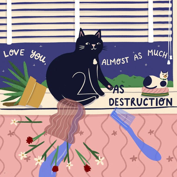 Fine Art Print: Love You Almost As Much As Destruction by Nat Ellis