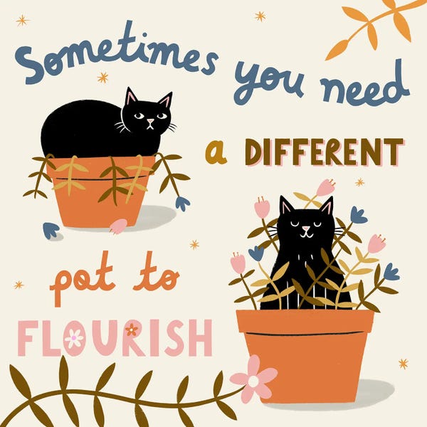 Courage: Sometimes You Need A Different Pot To Flourish by Nat Ellis