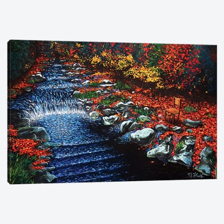 Stream Of Consciousness Canvas Print #NFL115} by Flooko Canvas Wall Art