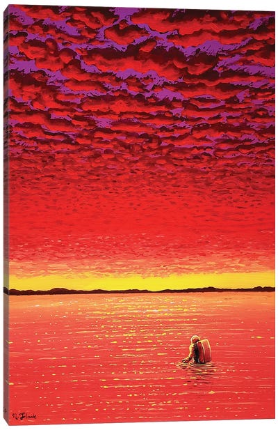 Sundown Canvas Art Print - Flooko