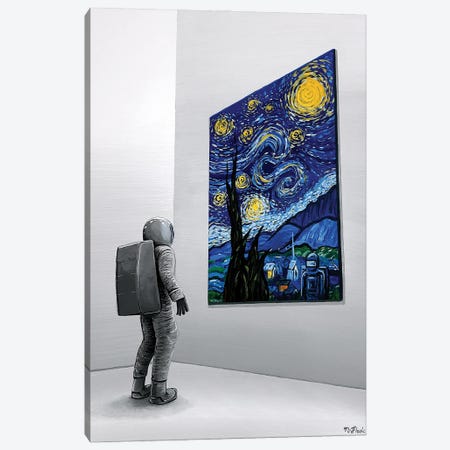 The Critic Canvas Print #NFL120} by Flooko Canvas Wall Art