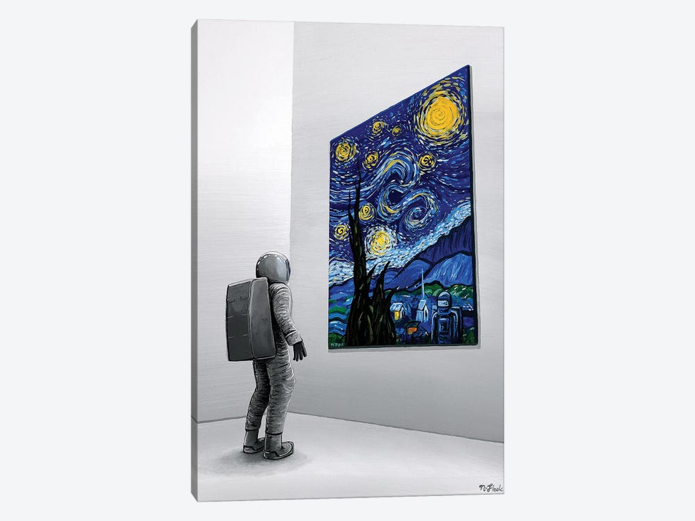 The Critic by Flooko 1-piece Canvas Art Print