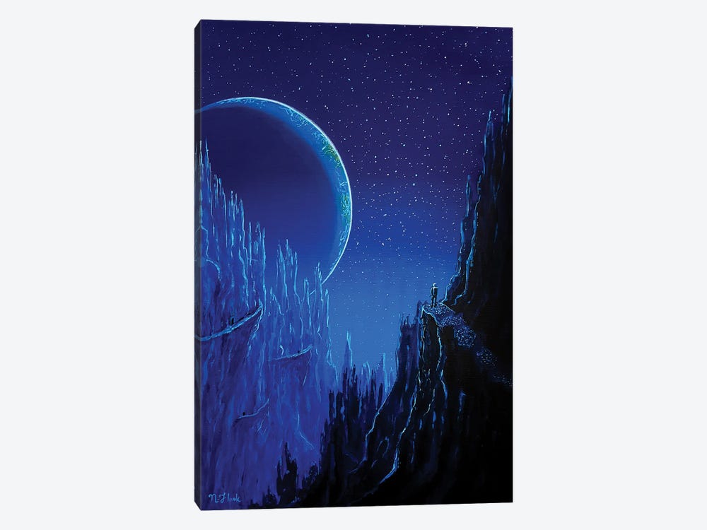 The Day Earth Passed Me By by Flooko 1-piece Canvas Wall Art