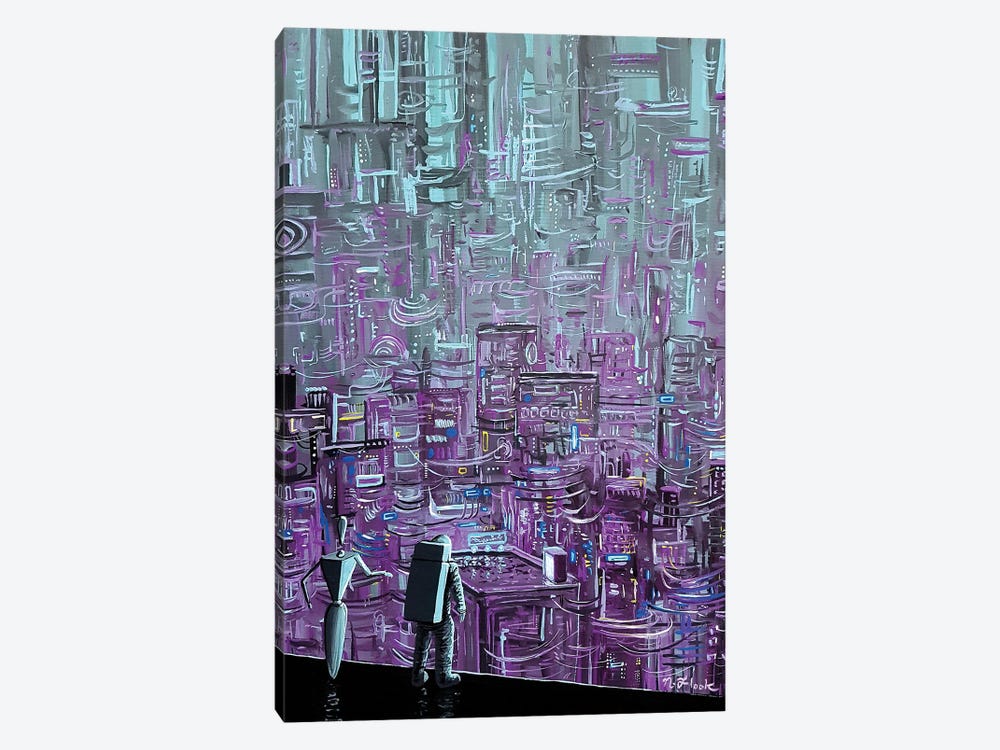 Welcome To Mainframe II by Flooko 1-piece Canvas Artwork