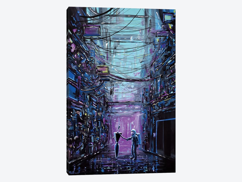 Welcome To Mainframe by Flooko 1-piece Canvas Print