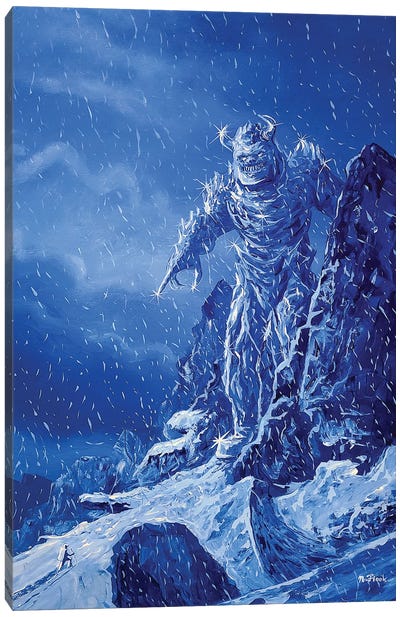 Elemental Gods I - Ice Canvas Art Print