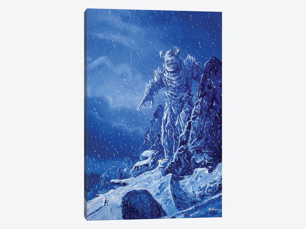 Elemental Gods I - Ice by Flooko 1-piece Canvas Wall Art