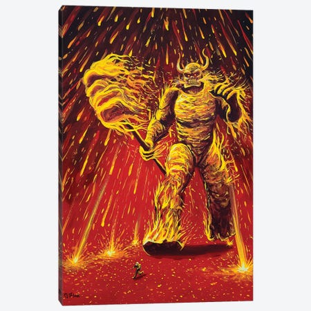 Elemental Gods II - Fire Canvas Print #NFL30} by Flooko Canvas Art Print