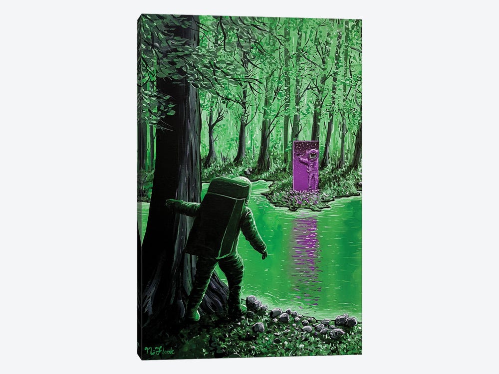 Forest Of Illusion I by Flooko 1-piece Canvas Art Print