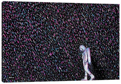 Acid Rain IV Canvas Art Print - The Perfect Storm