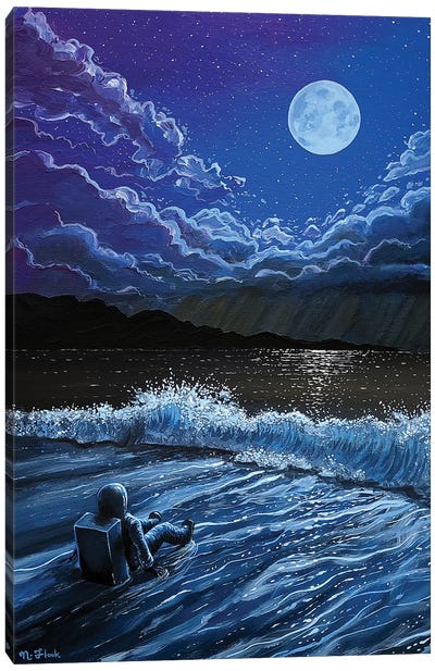 High Tide Canvas Art Print - Flooko