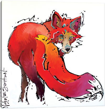 Coming of Age Canvas Art Print - Fox Art