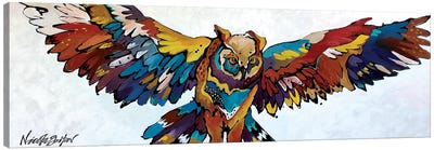 The Dreamcatcher Canvas Art Print - Owl Art