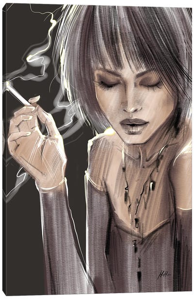 Smoke Show Canvas Art Print - Natalia Nagibina