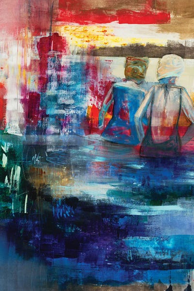 Friendship: Eileen & Friend At The Lake by Nancy Ngo