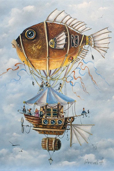 Inspirational Office: A Very Fun Trip On A Mechanical Fish by Natalia Grinchenko