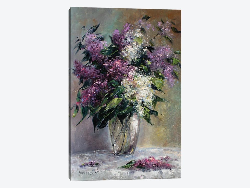 Bouquet Of Lilacs by Natalia Grinchenko 1-piece Art Print