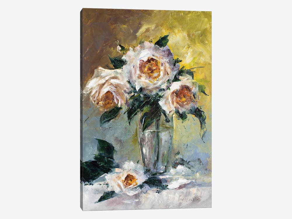 Bouquet Of White Roses by Natalia Grinchenko 1-piece Art Print