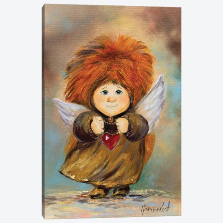 Guardian Angel Of A Loving Heart Canvas Print #NGR118} by Natalia Grinchenko Canvas Art Print