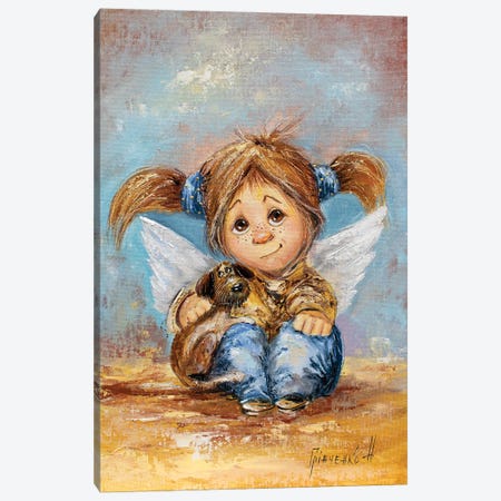 Guardian Angel Of Boundless Fidelity Canvas Print #NGR119} by Natalia Grinchenko Canvas Print