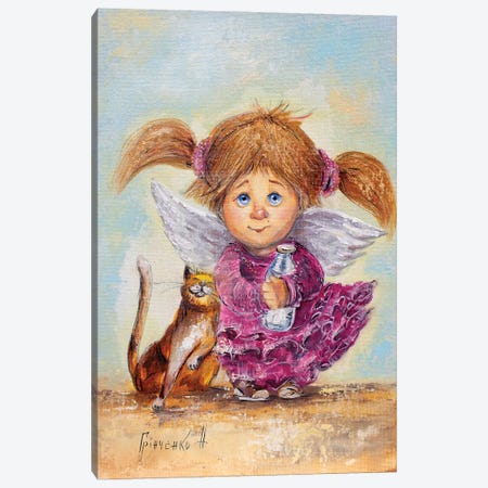 Guardian Angel Of Cherished Desires Canvas Print #NGR120} by Natalia Grinchenko Canvas Art