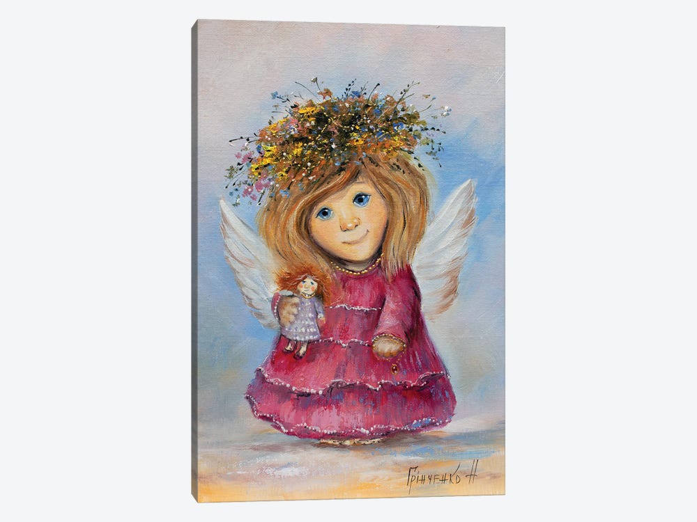 Guardian Angel Of Children's Wishes by Natalia Grinchenko 1-piece Art Print