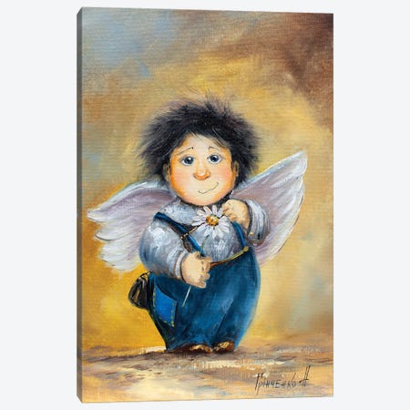 Guardian Angel Of Difficult Decisions Canvas Print #NGR123} by Natalia Grinchenko Canvas Wall Art