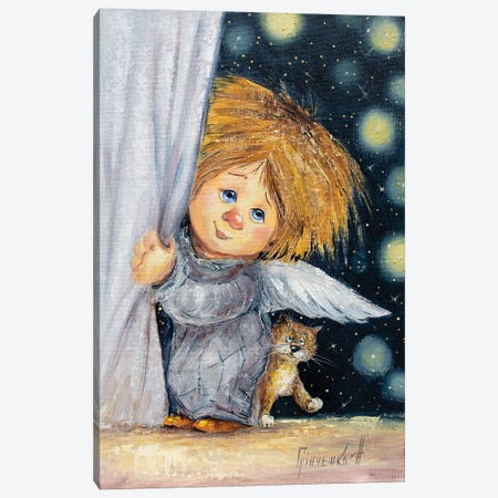 Guardian Angel Of Sweet Dreams Canvas Print #NGR124} by Natalia Grinchenko Art Print