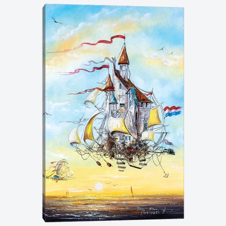 Flying Dutchmen Canvas Print #NGR13} by Natalia Grinchenko Canvas Artwork