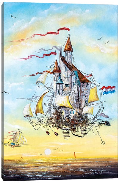Flying Dutchmen Canvas Art Print - Natalia Grinchenko