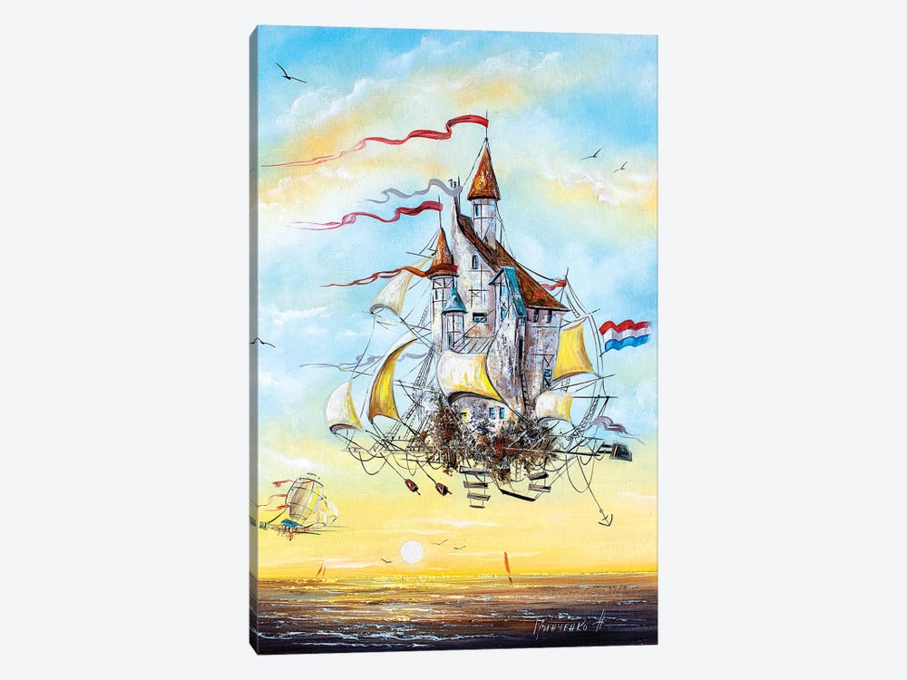 Flying Dutchmen by Natalia Grinchenko 1-piece Canvas Art Print